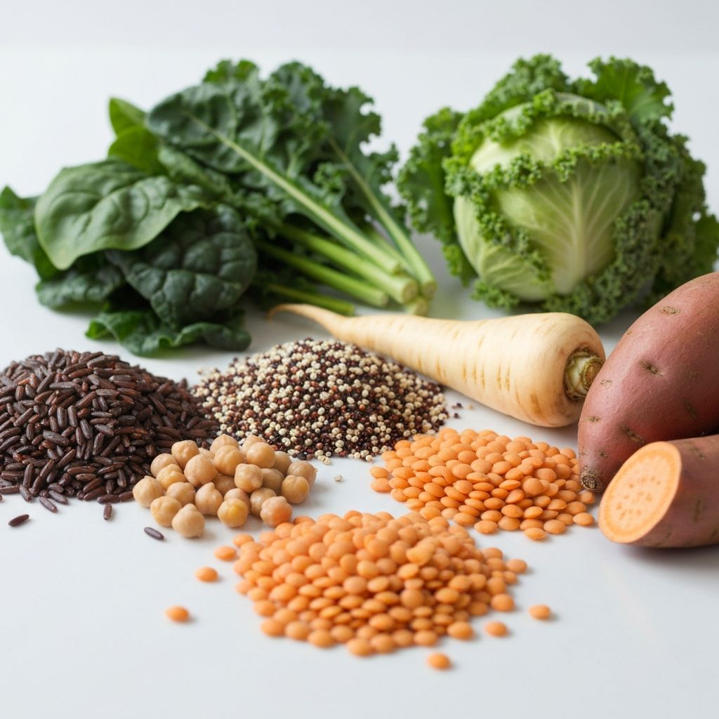 Fibrous vegetables variety